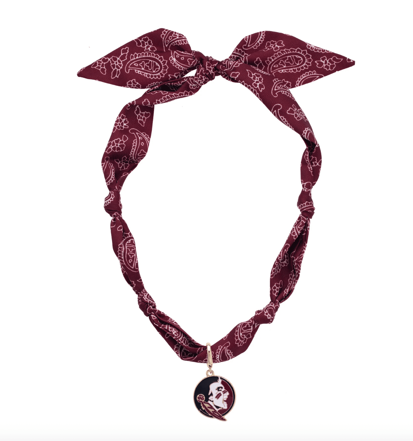 Florida State Seminoles Logo Bandana Scarf Necklace - Veranda Cafe & Mercantile