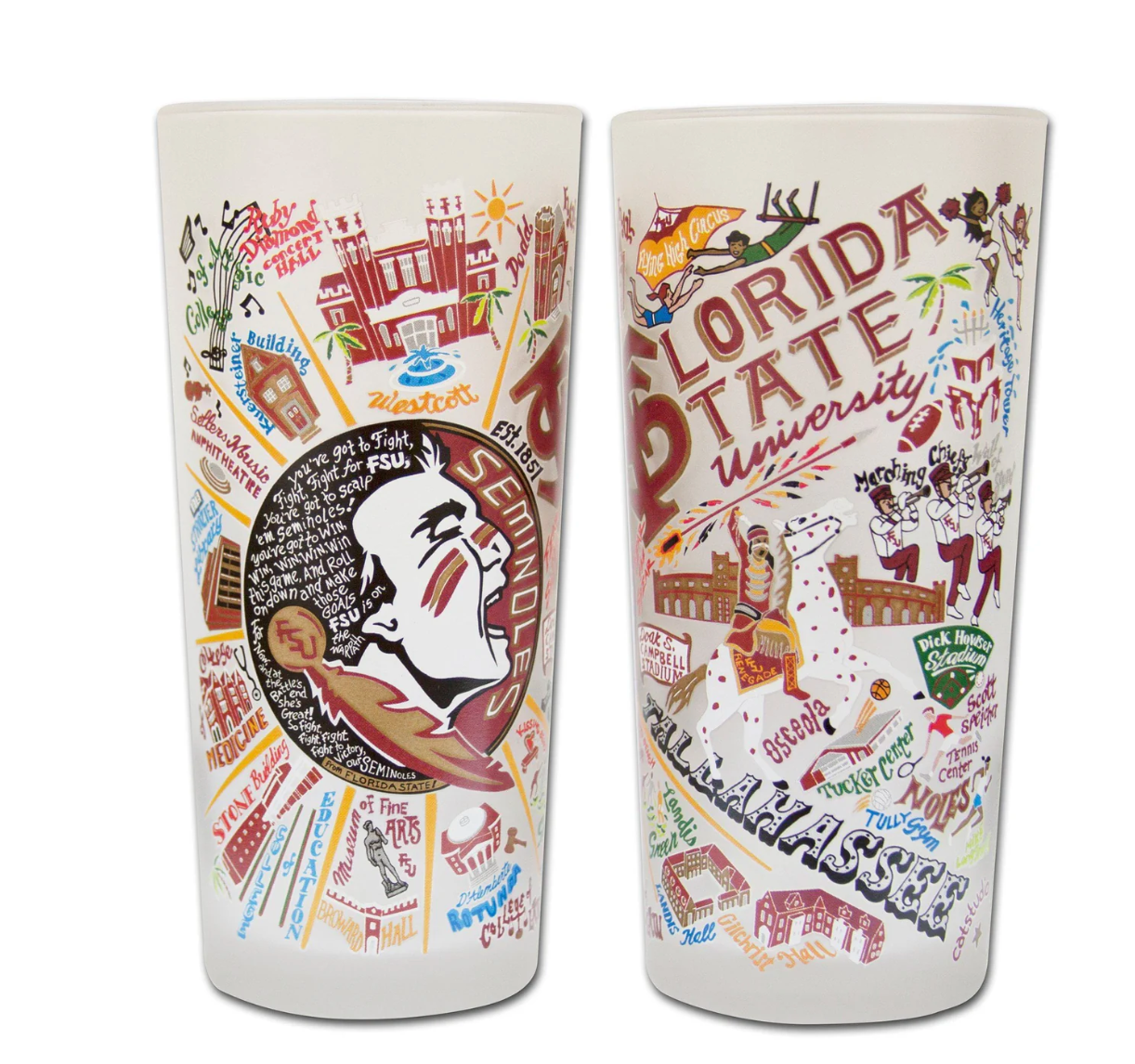 Florida State University Drinking Glass Set - Veranda Cafe & Mercantile