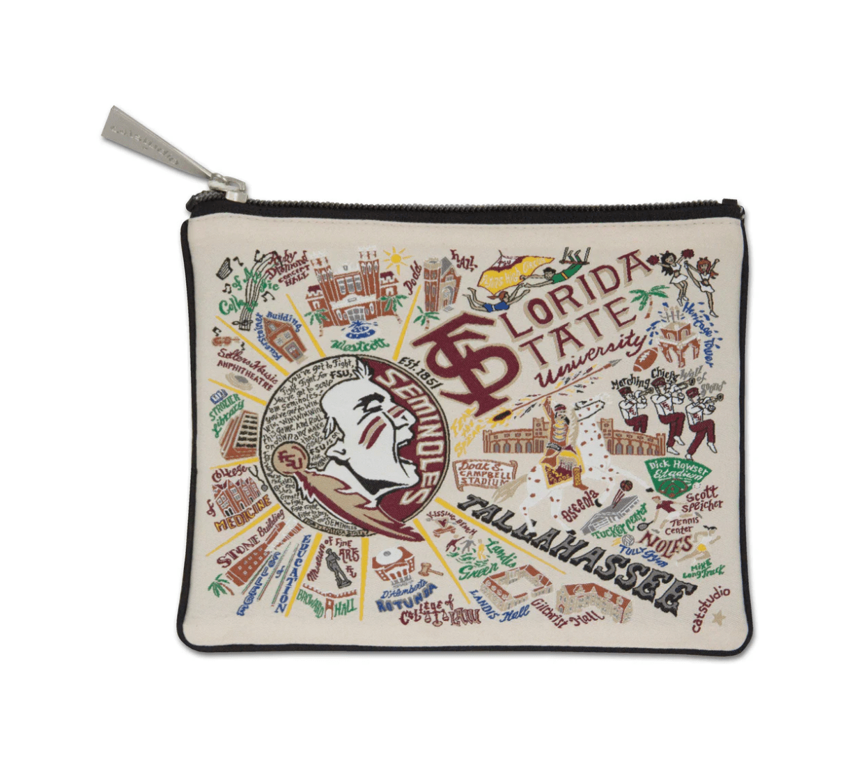 Florida State University Zip Pouch - Veranda Cafe & Mercantile