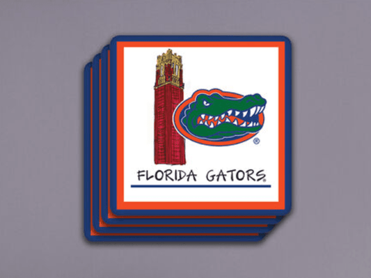 Florida, University of 4pc Coaster Set - Veranda Cafe & Mercantile