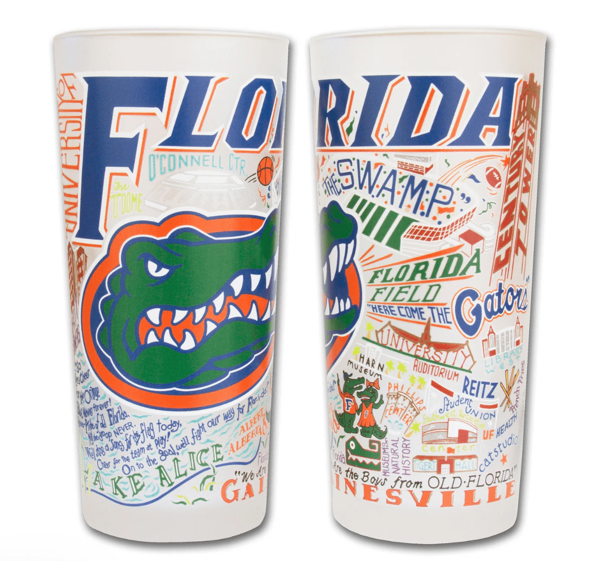 Florida, University of Drinking Glass Set - Veranda Cafe & Mercantile