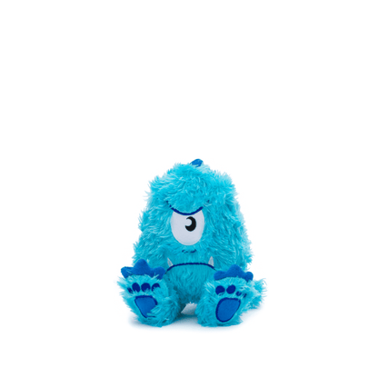 Fluffy Small Blue Monster - Veranda Cafe & Mercantile