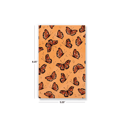Flying Monarch Layflat Journal Notebook - Veranda Cafe & Mercantile