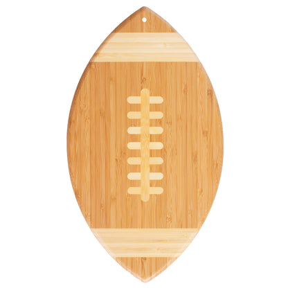 Football Shaped Cutting Board & Charcuterie Serving Tray - Veranda Cafe & Mercantile