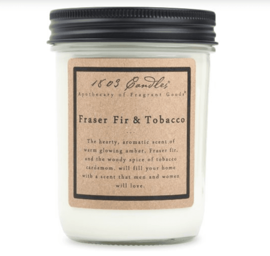 Frasier Fir & Tobacco Candle - Veranda Cafe & Mercantile