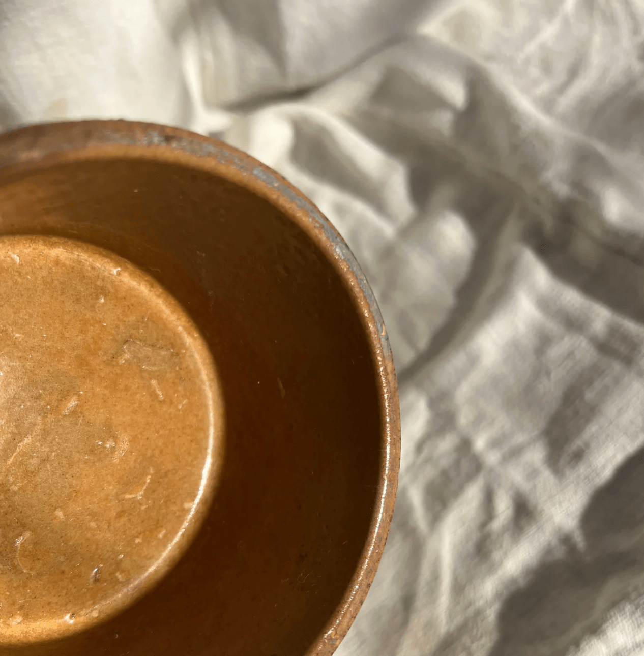 French Small Vintage Ceramic Pot - Veranda Cafe & Mercantile