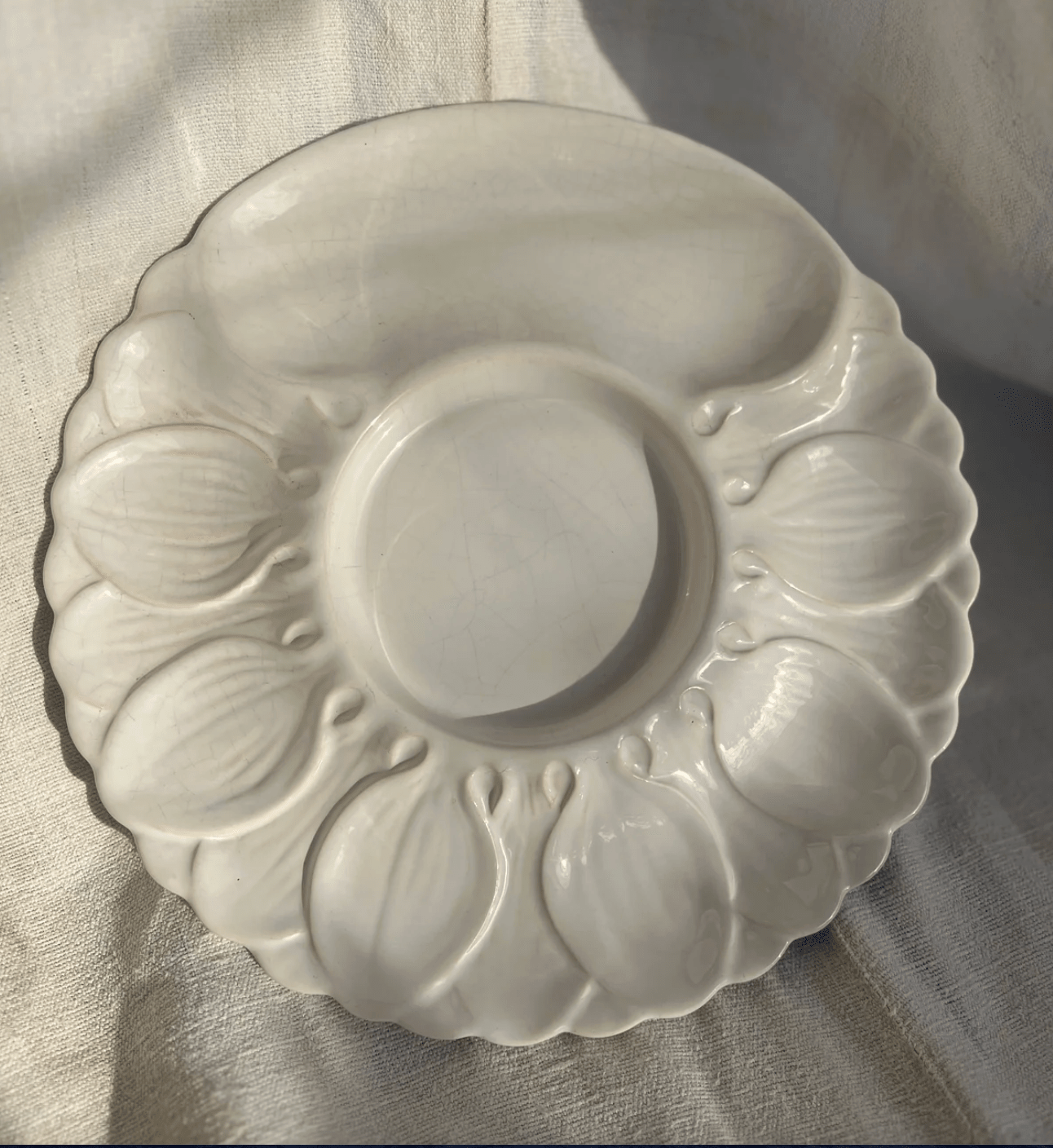 French Vintage Artichoke Serving Plate - Veranda Cafe & Mercantile