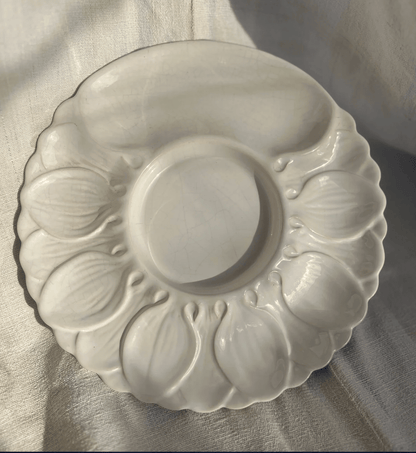 French Vintage Artichoke Serving Plate - Veranda Cafe & Mercantile