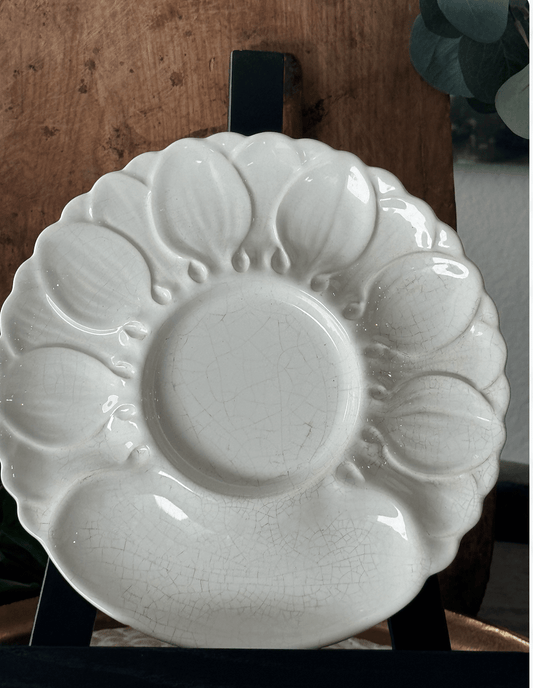 French Vintage Artichoke Serving Plate - Veranda Cafe & Mercantile