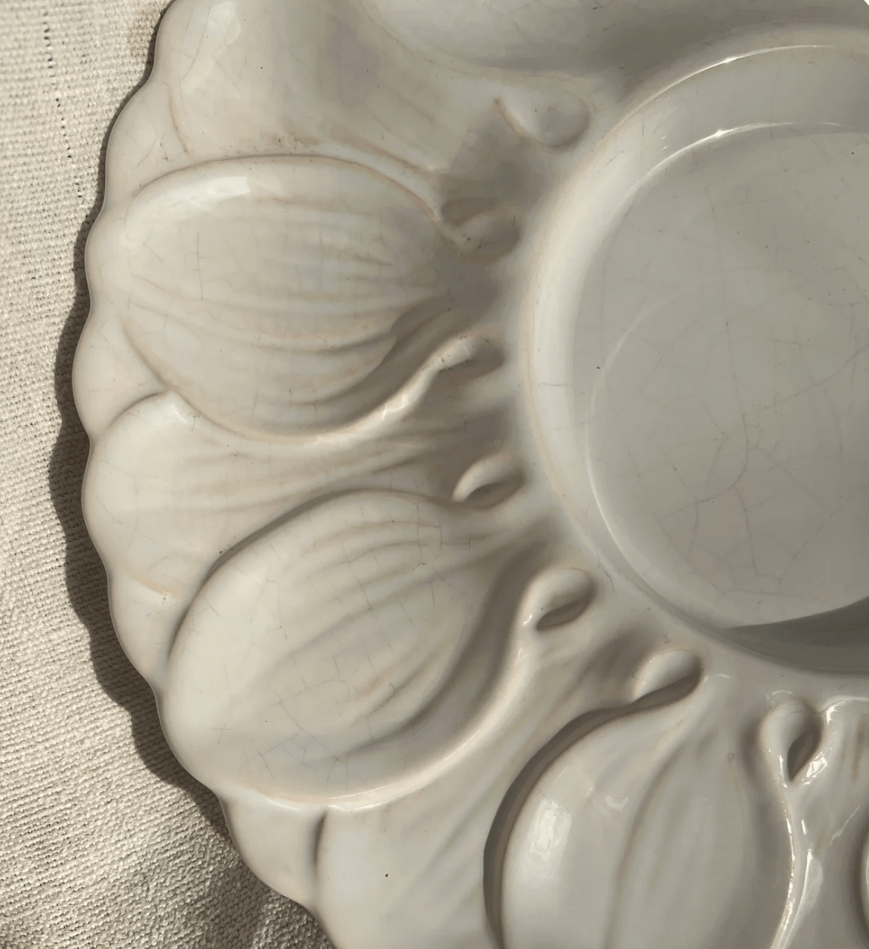 French Vintage Artichoke Serving Plate - Veranda Cafe & Mercantile