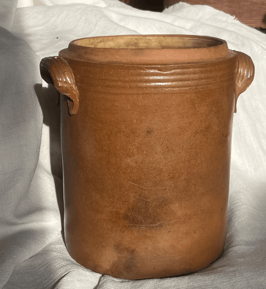 French Vintage Tall Confit Pot - Veranda Cafe & Mercantile