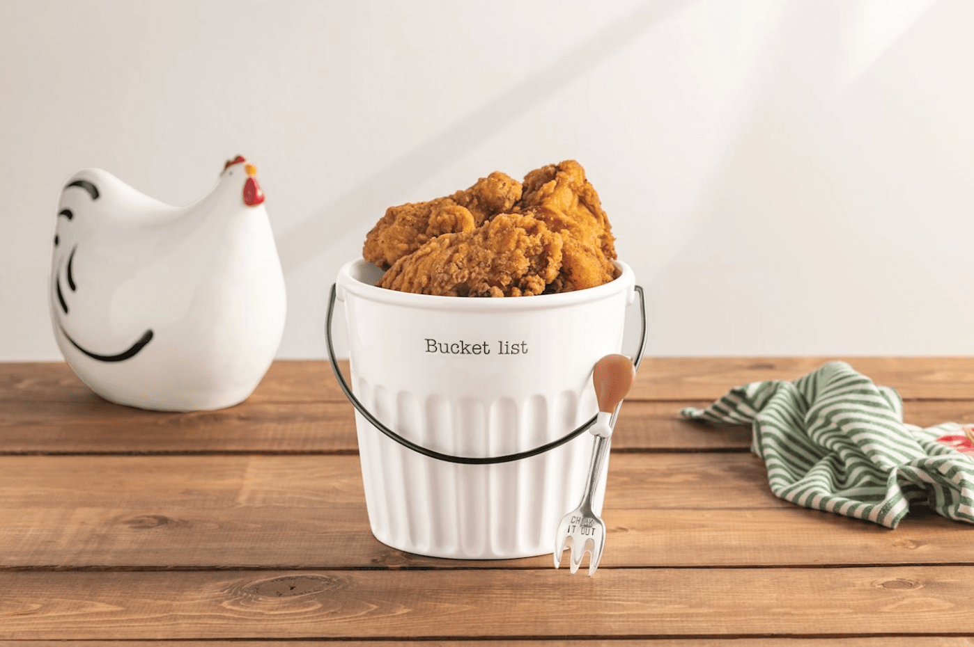 Fried Chicken Bucket Set - Veranda Cafe & Mercantile