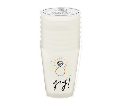 Frost Cups - Yay! - Set of 8 - Veranda Cafe & Mercantile