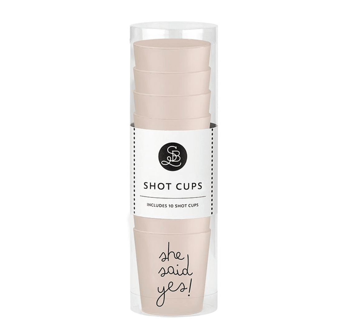 Frost Shot Cups - She Said Yes! - Set of 10 - Veranda Cafe & Mercantile
