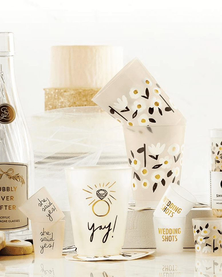 Frost Shot Cups - She Said Yes! - Set of 10 - Veranda Cafe & Mercantile
