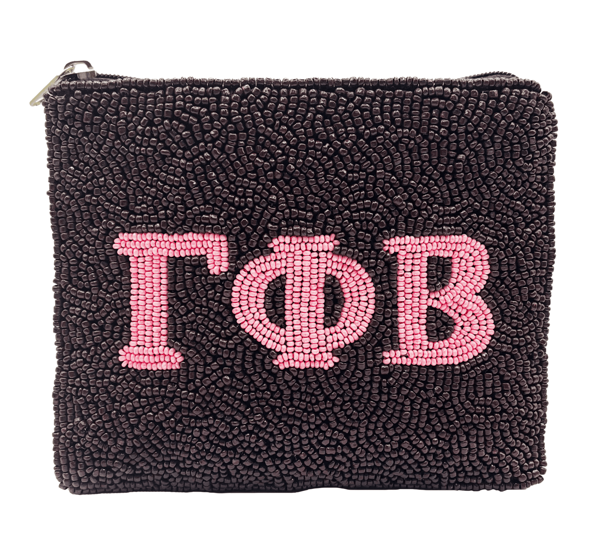 Gamma Phi Beta Beaded Pouch - Veranda Cafe & Mercantile