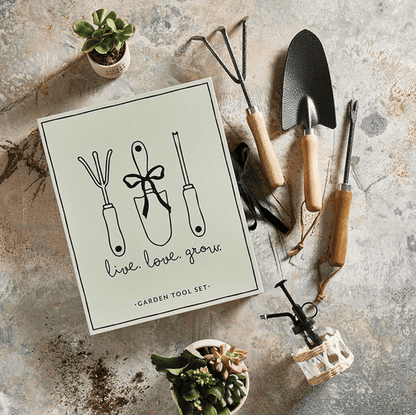 Garden Tool Set Book Box - Live Love Grow - Veranda Cafe & Mercantile