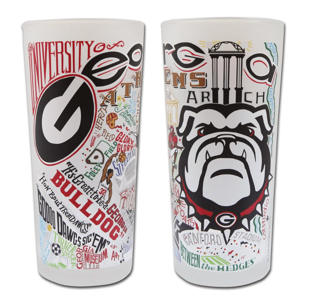 Georgia, University of Drinking Glass Set - Veranda Cafe & Mercantile