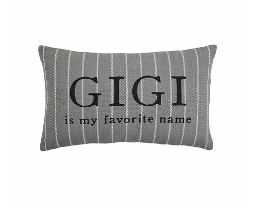Gigi Striped Grandma Pillow - Veranda Cafe & Mercantile
