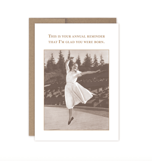 Glad Born Birthday Card SM784 - Veranda Cafe & Mercantile