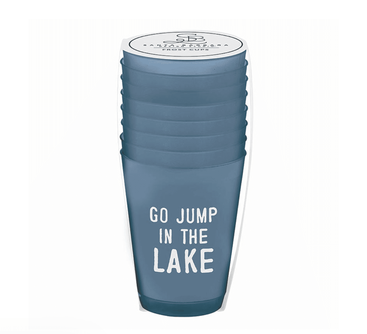 Go Jump in the Lake Cup - Set of 8 - Veranda Cafe & Mercantile