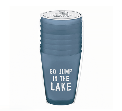 Go Jump in the Lake Cup - Set of 8 - Veranda Cafe & Mercantile