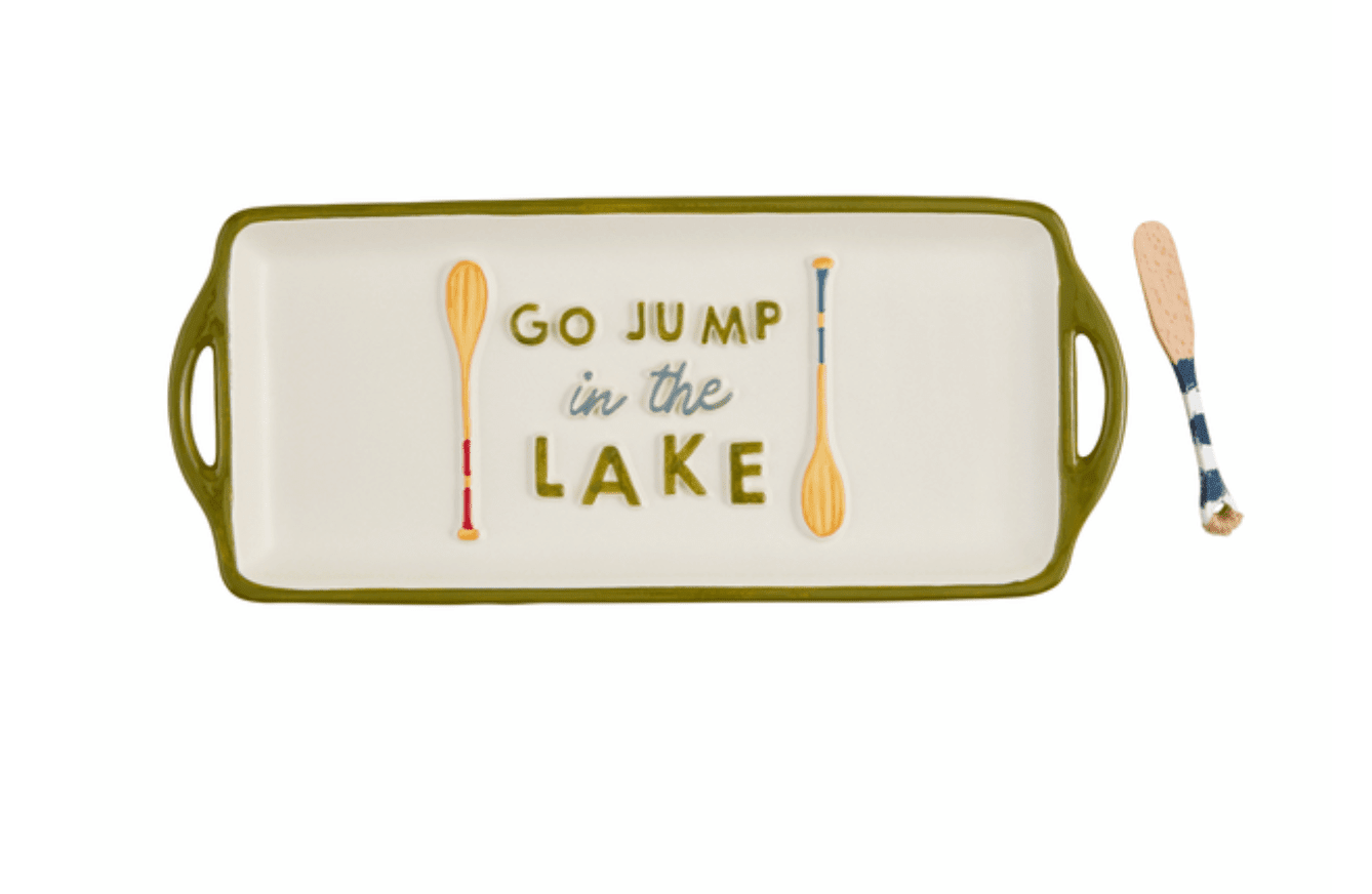 Go Jump in the Lake Tray Set - Veranda Cafe & Mercantile
