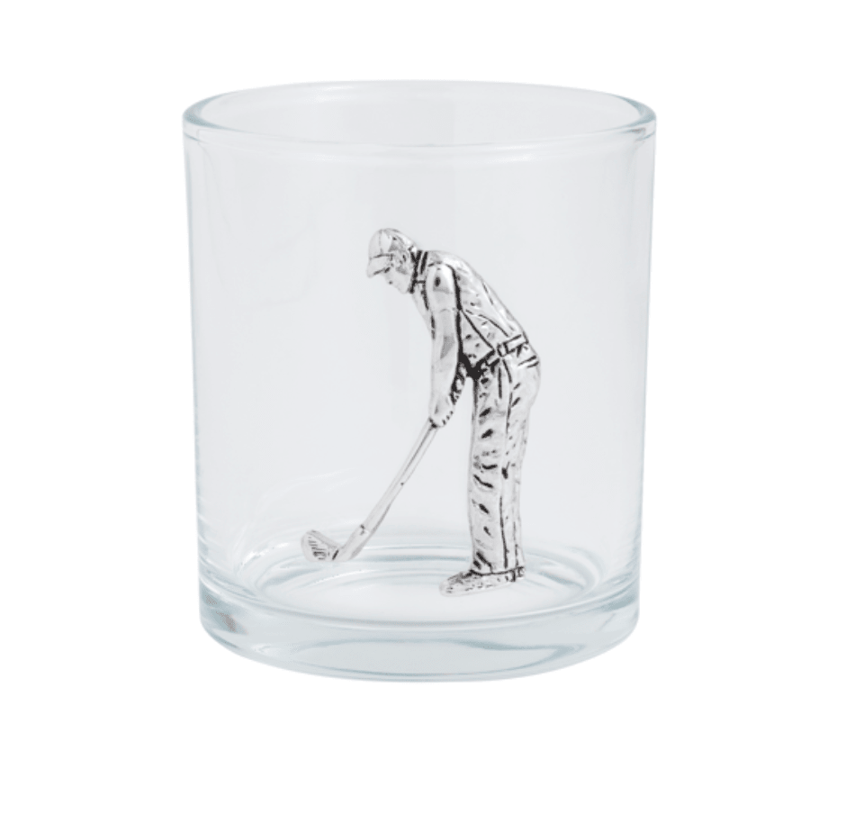 Golfer Icon Dof Glass - Veranda Cafe & Mercantile