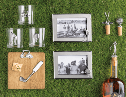 Golfer Icon Dof Glass - Veranda Cafe & Mercantile