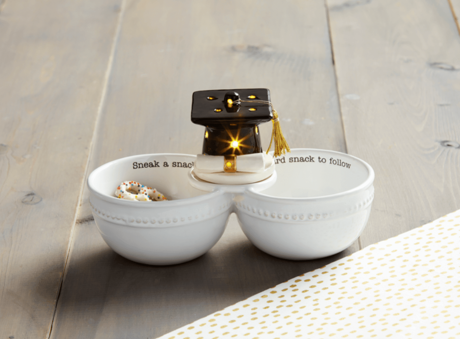 Graduation Cap Light - up Sitter - Veranda Cafe & Mercantile