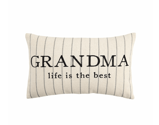 Grandma Striped Pillow - Veranda Cafe & Mercantile