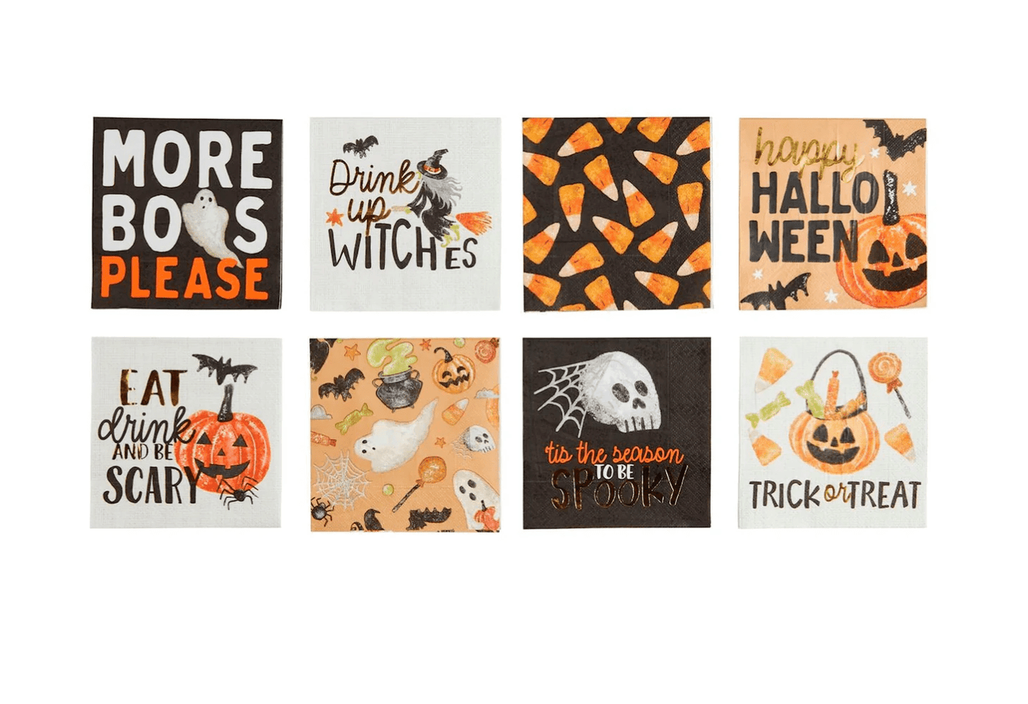 Halloween Paper Cocktail Napkins - Veranda Cafe & Mercantile