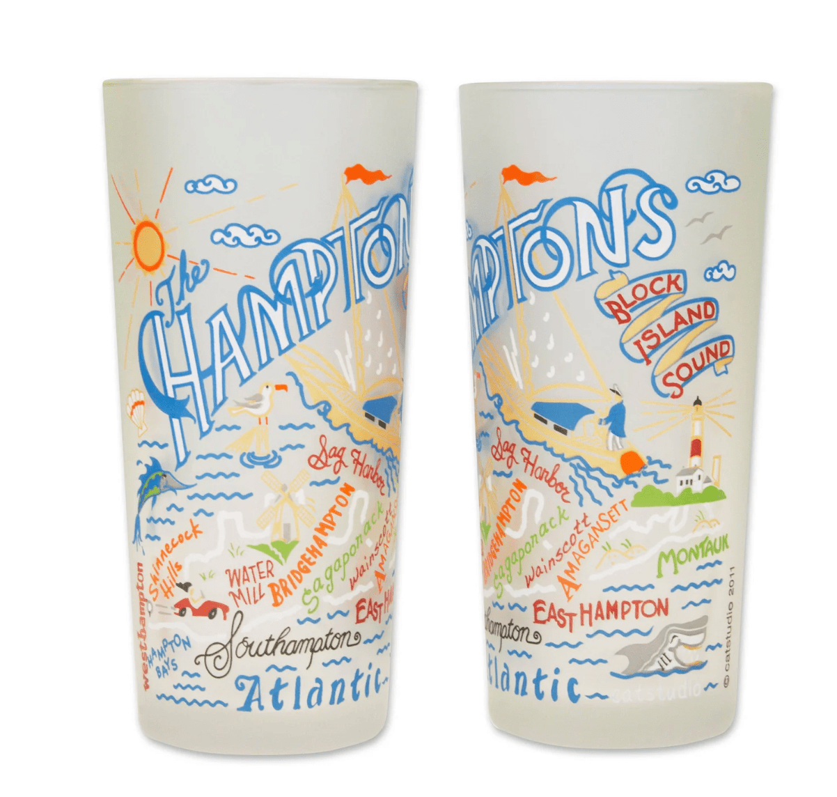 Hamptons Drinking Glass Set - Veranda Cafe & Mercantile