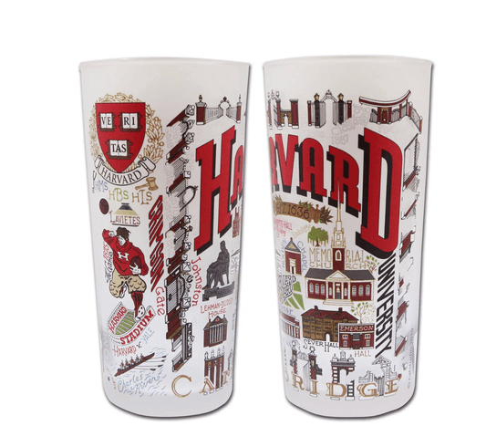 Harvard University Drinking Glass Set - Veranda Cafe & Mercantile