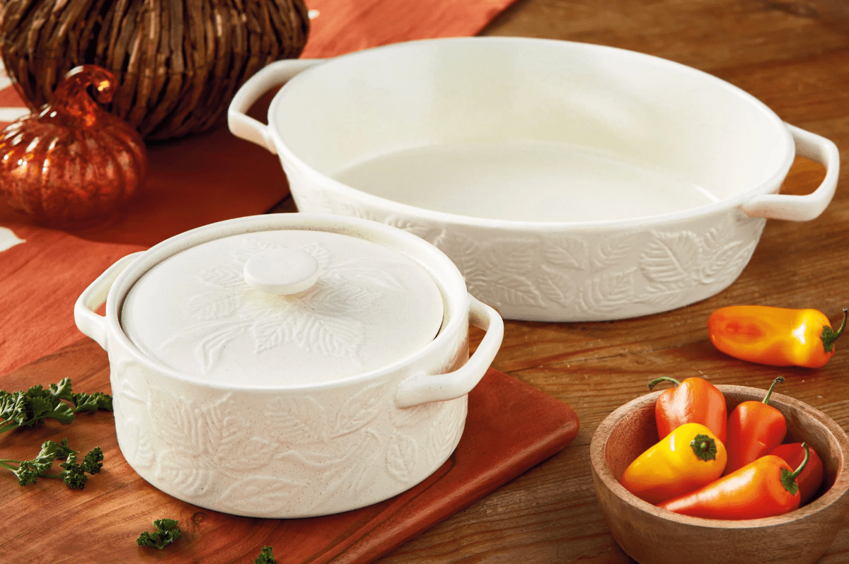 Harvest Round Brie Baking Dish - Veranda Cafe & Mercantile