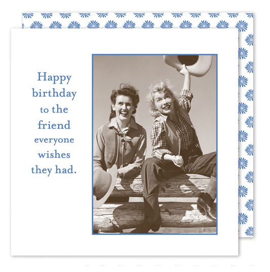 Hats Off Beverage Napkin - Veranda Cafe & Mercantile