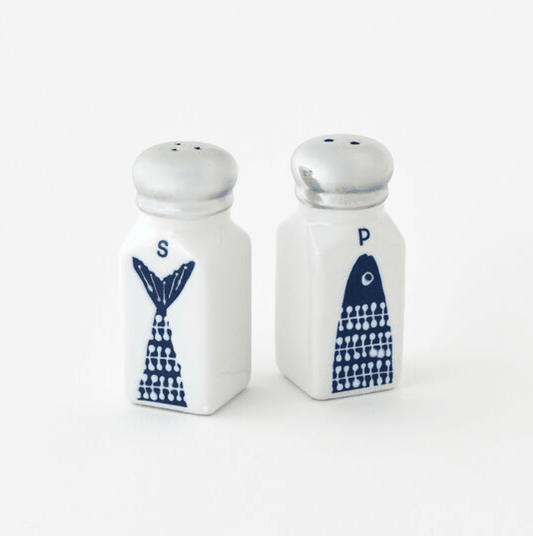 Heads or Tails Fish Salt & Pepper Shaker Set - Veranda Cafe & Mercantile