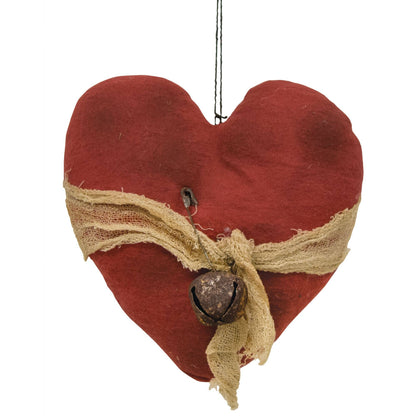 Heart Ornament 6" - Veranda Cafe & Mercantile