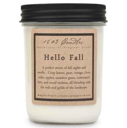Hello Fall Soy Candle - Veranda Cafe & Mercantile
