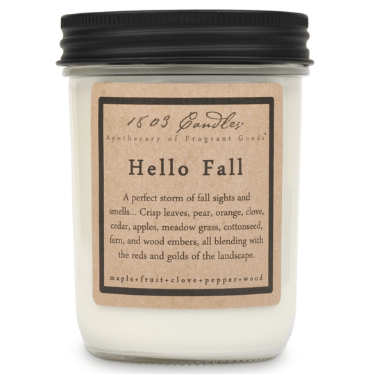 Hello Fall Soy Candle - Veranda Cafe & Mercantile