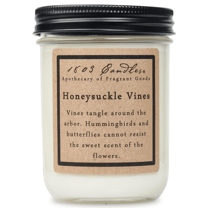Honeysuckle Vines Soy Candle - Veranda Cafe & Mercantile