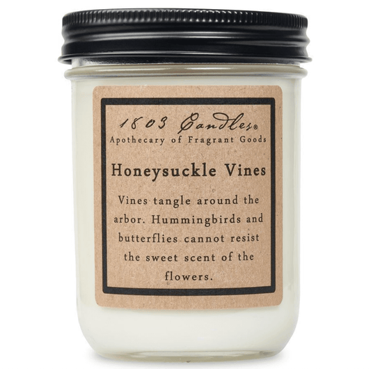 Honeysuckle Vines Soy Candle - Veranda Cafe & Mercantile