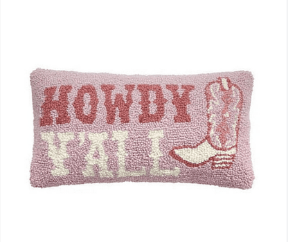 Howdy Y'All Hook Pillow - Veranda Cafe & Mercantile