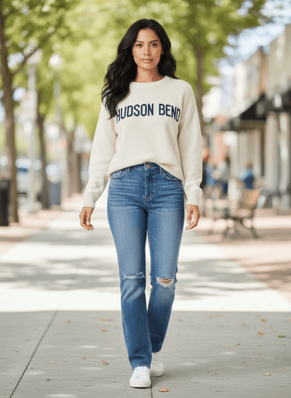 Hudson Bend Boxy Sweater - Veranda Cafe & Mercantile