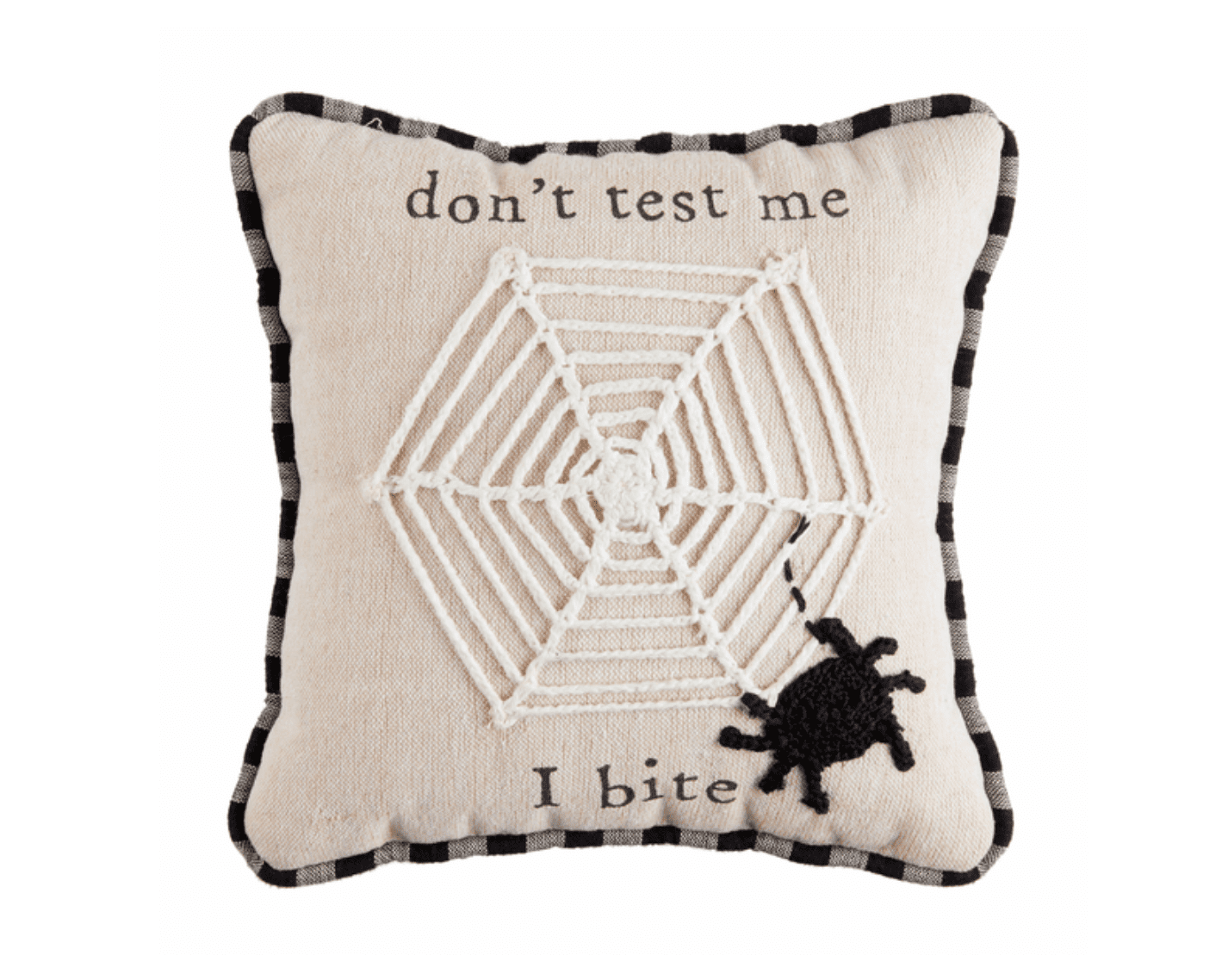 I Bite Mini Pillow - Veranda Cafe & Mercantile