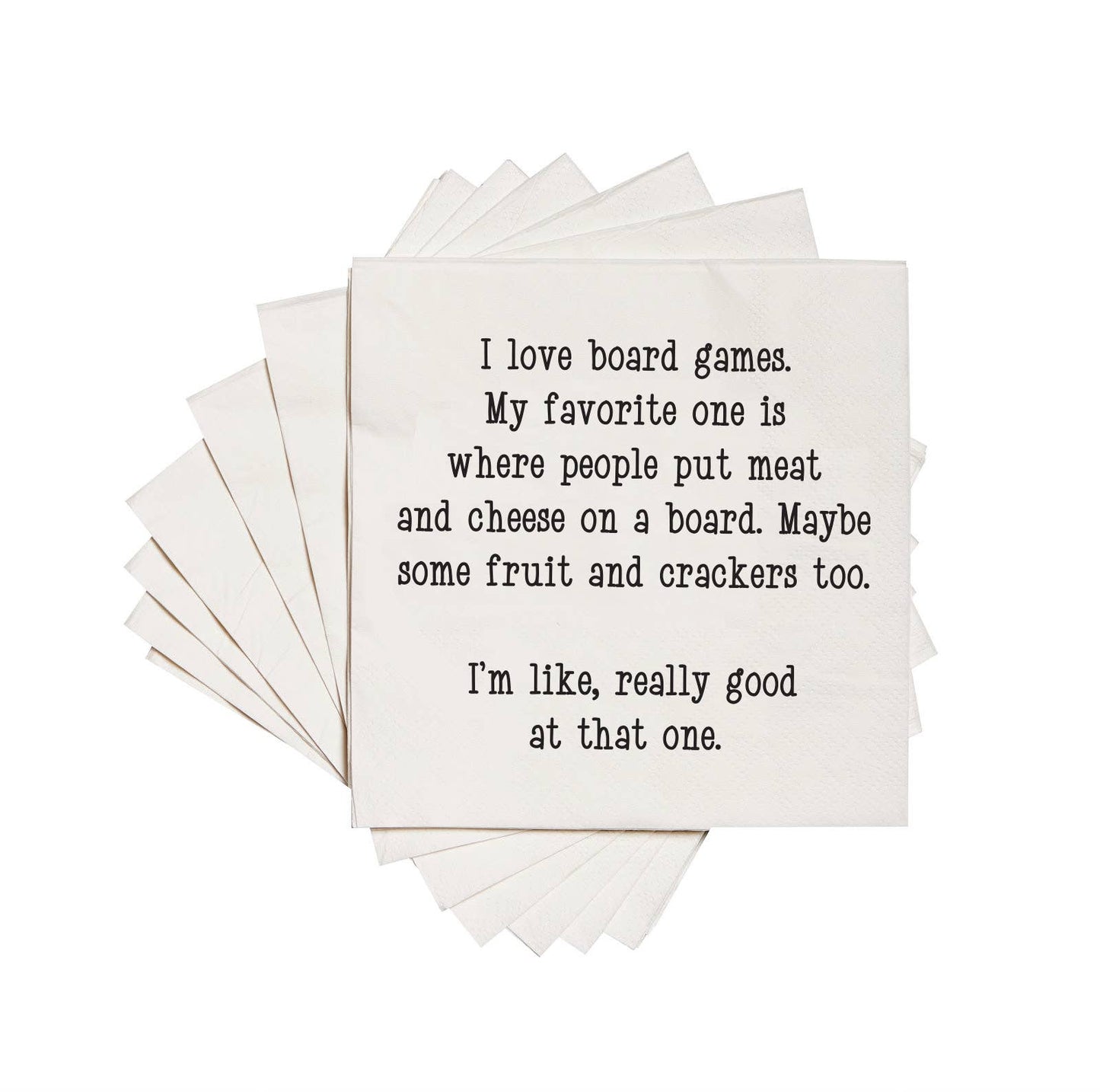 I love board games Cocktail Napkins - Veranda Cafe & Mercantile