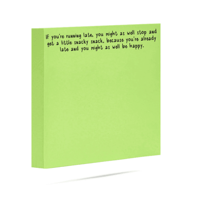 If you're running late Little Notes - Veranda Cafe & Mercantile