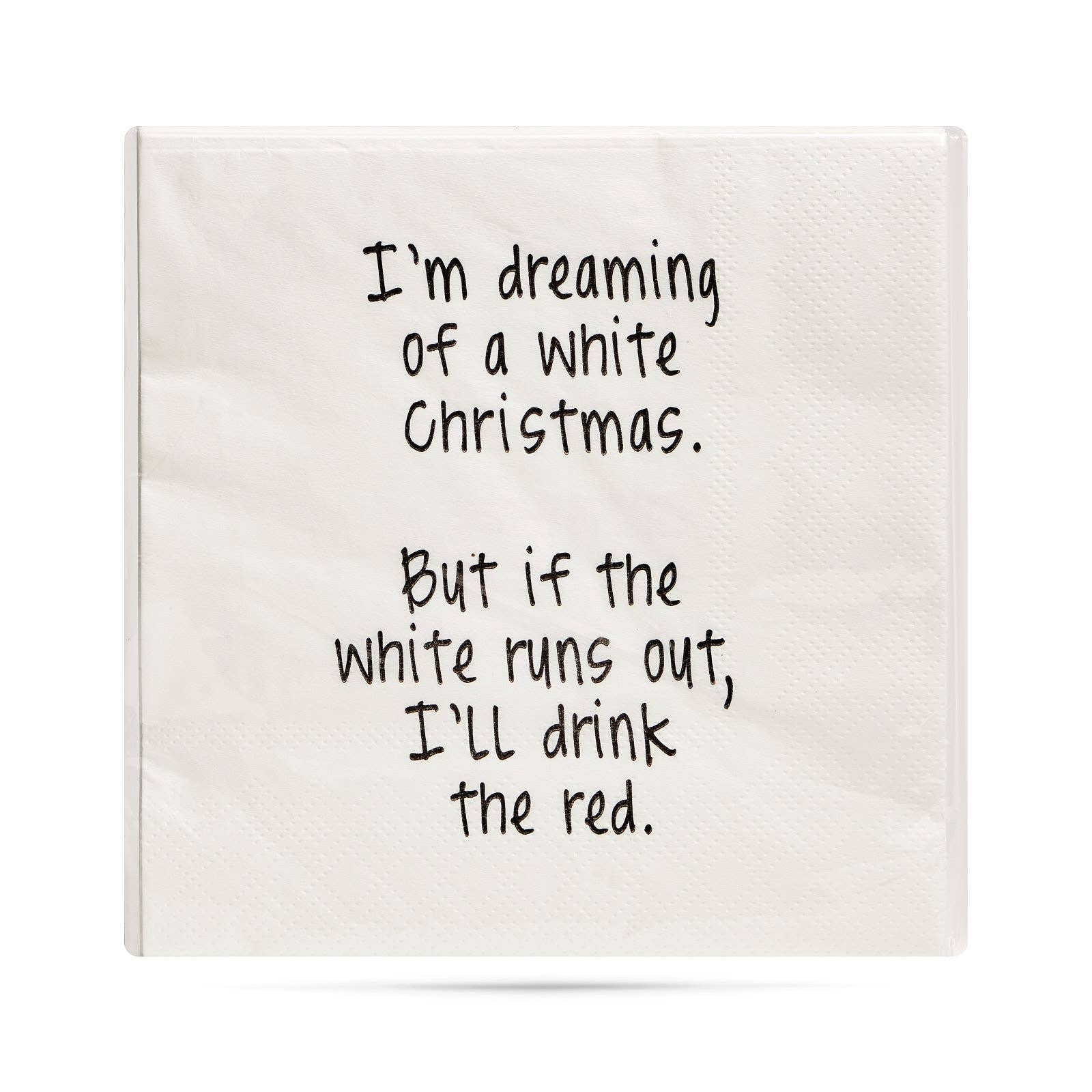 I'm dreaming of a white Christmas Cocktail Napkins - Veranda Cafe & Mercantile