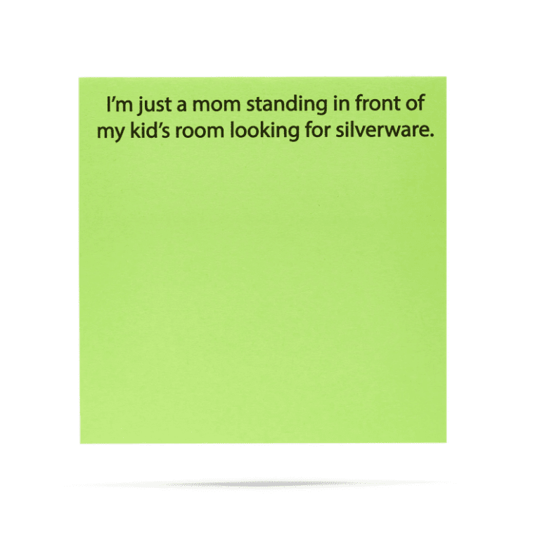 I'm just a mom standing in front of my kid's room Sticky Notes - Veranda Cafe & Mercantile