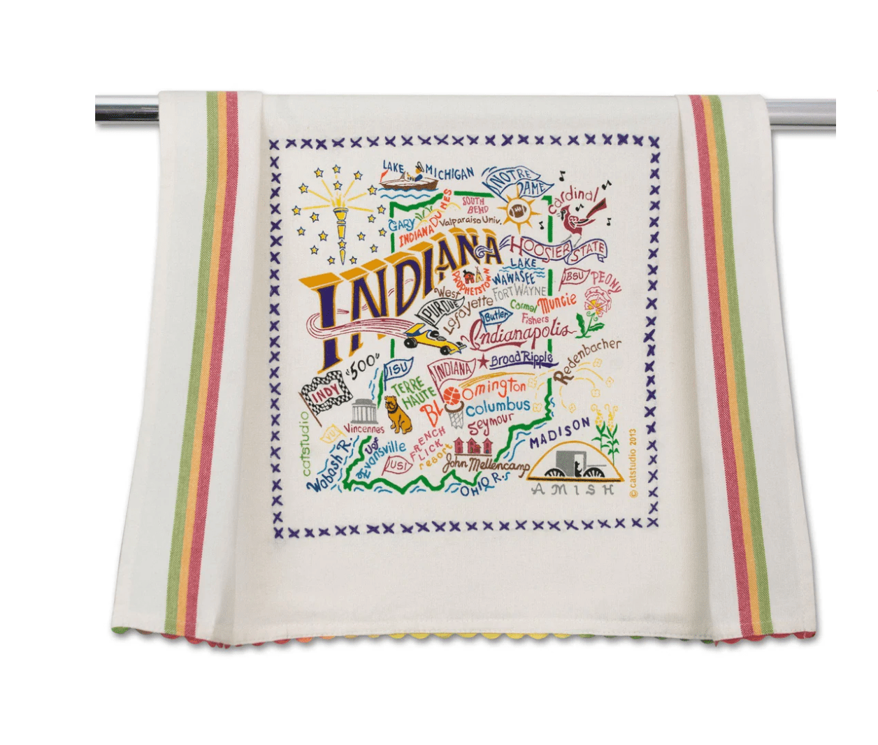 Indiana Dish Towel - Veranda Cafe & Mercantile